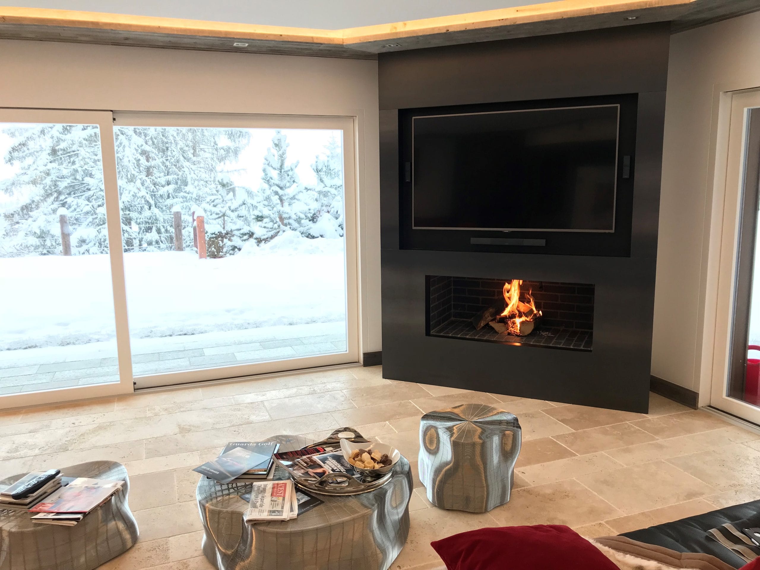 Cheminée création foyer ouvert Cheminées du Valais — free download